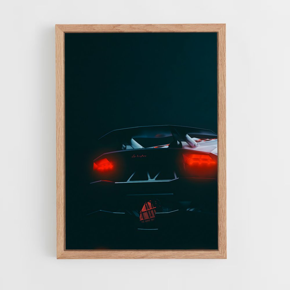 Poster Sombre Émotion – affiche Lamborghini (vue 4)